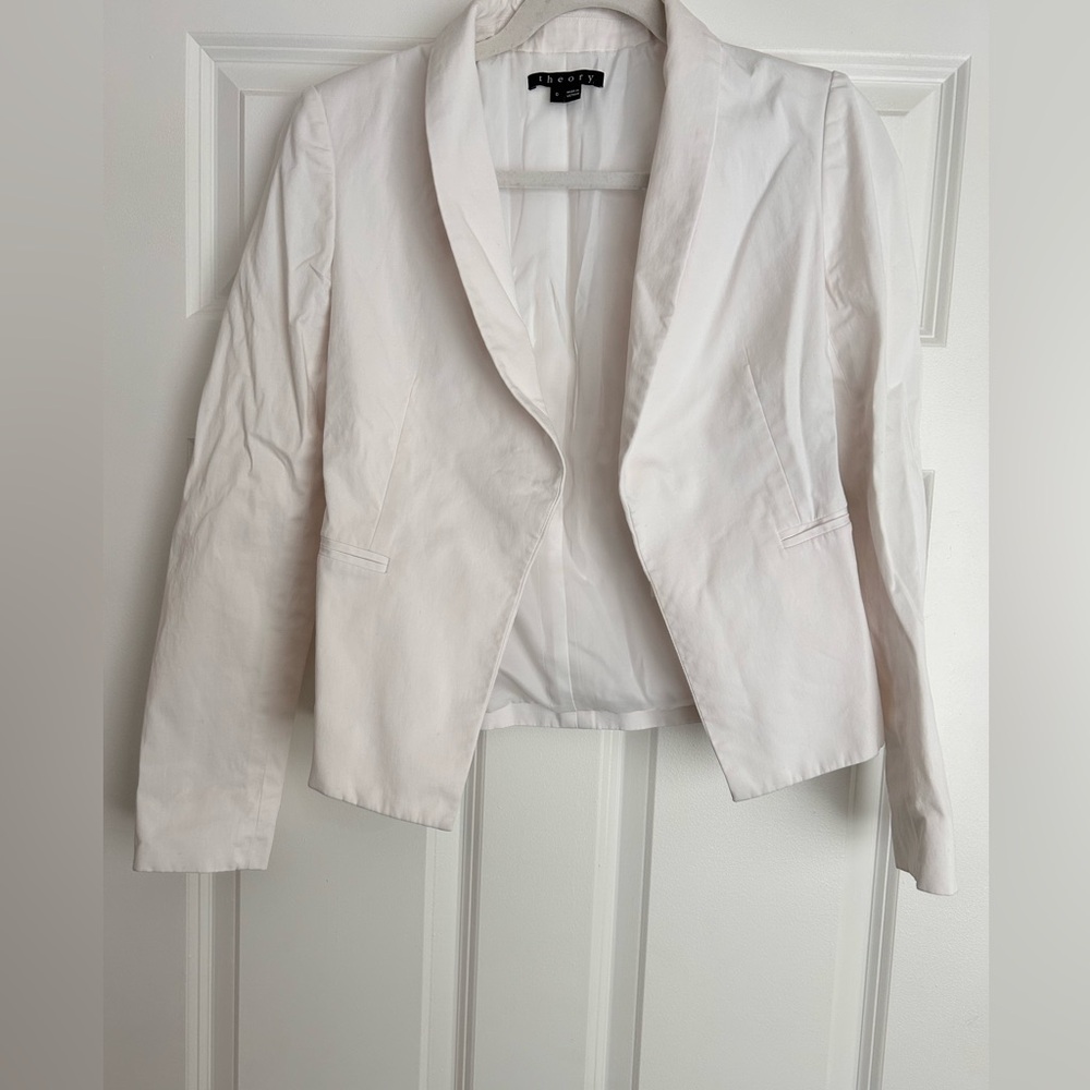 Theory Women’s White Blazer | Size 0 | Business Casual